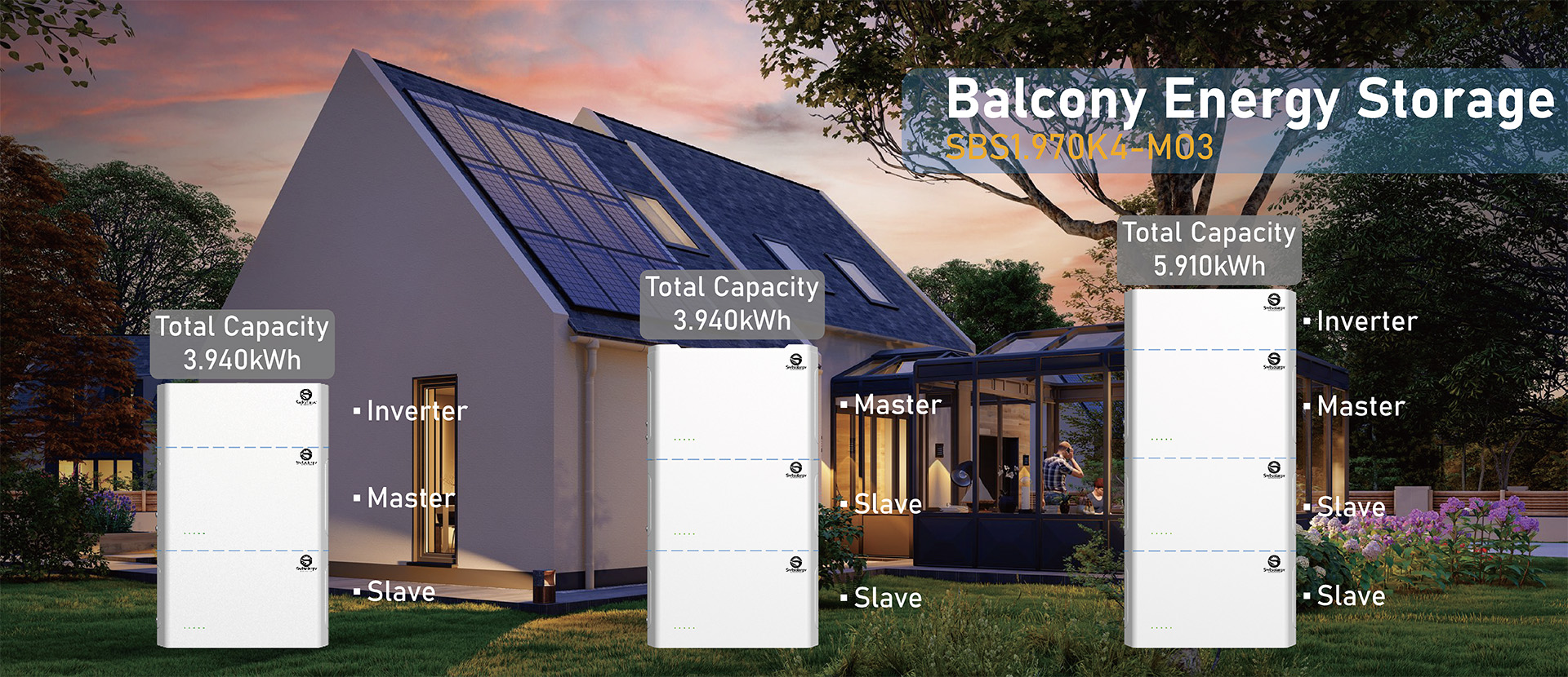 Balcony energy storage system