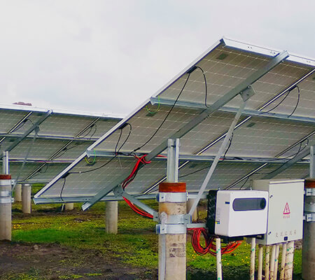 Projets solaires au sol dans le comté de Minxian